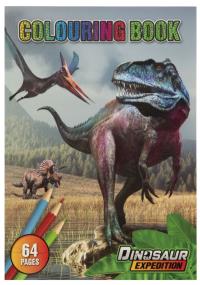Kolorowanka Dino A4 64 strony. Wydawca: ANTELLA. Dobreksiazki.pl Opakowanie Kolorowanka Dino A4 64 strony