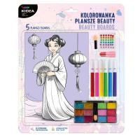 Kolorowanka plansze beauty Kidea. Wydawca: Derform. Dobreksiazki.pl Opakowanie Kolorowanka plansze beauty Kidea
