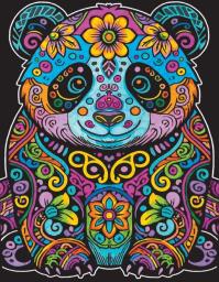 Opakowanie Kolorowanka welwetowa 47x35cm Panda