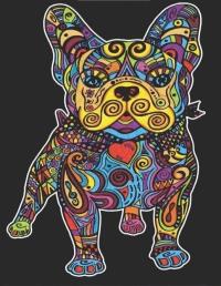 Opakowanie Kolorowanka welwetowa A4 Buldog Francuski