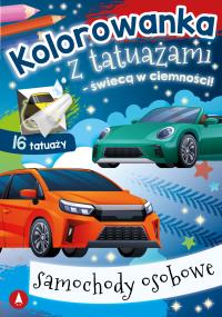 Kolorowanka z tatuażami Samochody osobowe. Autor: Praca zbiorowa. Dobreksiazki.pl Okładka książki Kolorowanka z tatuażami Samochody osobowe