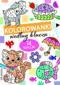 Kolorowanki według klucza. Autor: Opracowanie zbiorowe. Dobreksiazki.pl Okładka książki Kolorowanki według klucza