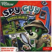 Komiks Spy Guy Dinozaury Rodzina Treflików. Autor: Płońska Katarzyna. Dobreksiazki.pl Okładka książki Komiks Spy Guy Dinozaury Rodzina Treflików