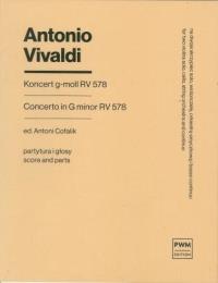 Okładka książki Koncert g-moll RV 578 z L'estro armonico op. 3