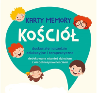 Kościół - karty memory dla dzieci młodszych z SPE. Autor: Praca zbiorowa. Dobreksiazki.pl Okładka książki Kościół - karty memory dla dzieci młodszych z SPE