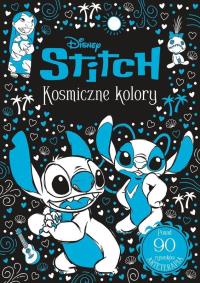 Kosmiczne kolory. Disney Stitch. Arteterapia. Autor: Opracowanie zbiorowe. Dobreksiazki.pl Okładka książki Kosmiczne kolory. Disney Stitch. Arteterapia
