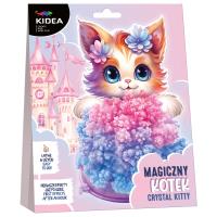 Kotek magiczny krystaliczny KIDEA. Wydawca: Derform. Dobreksiazki.pl Opakowanie Kotek magiczny krystaliczny KIDEA