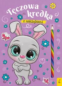 Królik. Tęczowa kredka. Autor: Opracowanie zbiorowe. Dobreksiazki.pl Okładka książki Królik. Tęczowa kredka