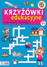 Krzyżówki edukacyjne. Autor: Monika Majewska. Dobreksiazki.pl Okładka książki Krzyżówki edukacyjne