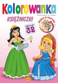 Okładka książki Księżniczki. Kolorowanka