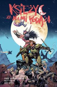 Okładka książki Księżyc za nami podąża