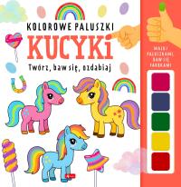 Okładka książki Kucyki. Kolorowe paluszki