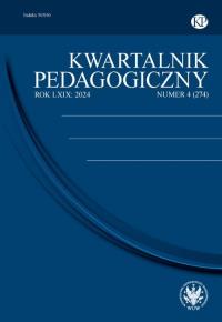 Kwartalnik Pedagogiczny 2024/4. Autor: Opracowanie zbiorowe. Dobreksiazki.pl Okładka książki Kwartalnik Pedagogiczny 2024/4