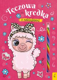 Lama. Tęczowa kredka. Autor: Opracowanie zbiorowe. Dobreksiazki.pl Okładka książki Lama. Tęczowa kredka