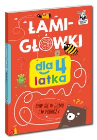 Łamigłówki dla 4-latka. Kapitan Nauka. Autor: Opracowanie zbiorowe. Dobreksiazki.pl Okładka książki Łamigłówki dla 4-latka. Kapitan Nauka