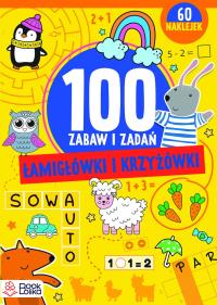Łamigłówki i krzyżówki. Ponad 100 zabaw i zadań. Autor: Opracowanie zbiorowe. Dobreksiazki.pl Okładka książki Łamigłówki i krzyżówki. Ponad 100 zabaw i zadań