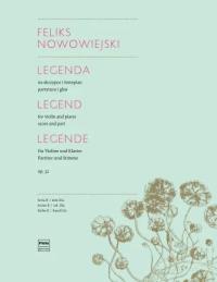 Okładka książki Legenda op.32 na skrzypce i fortepian