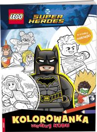 Lego DC COMICS Kolorowanka według kodu. Autor: Opracowanie zbiorowe. Dobreksiazki.pl Okładka książki Lego DC COMICS Kolorowanka według kodu