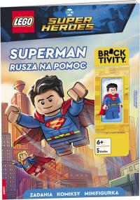 Lego DC Super Heroes. Superman rusza na pomoc. Autor: Praca zbiorowa. Dobreksiazki.pl Okładka książki Lego DC Super Heroes. Superman rusza na pomoc