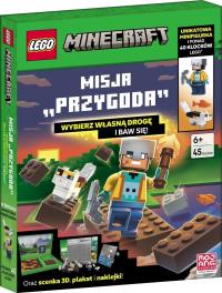 Okładka książki Lego Minecraft. Misja ''Przygoda