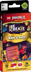 Opakowanie Lego Ninjago. Recreate. Karty wyzwań. Ninja w akcj