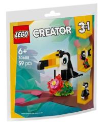 LEGO(R) CREATOR 30688 Tropikalny tukan. Wydawca: LEGO(R). Dobreksiazki.pl Opakowanie LEGO(R) CREATOR 30688 Tropikalny tukan