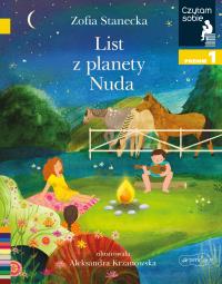 Okładka książki List z planety Nuda. Czytam sobie. Poziom 1