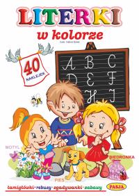 Literki w kolorze. Autor: Halina Gołek. Dobreksiazki.pl Okładka książki Literki w kolorze