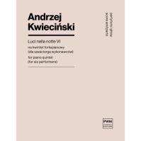 Okładka książki Luci nella notte VI na kwintet fortepianowy