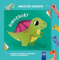 Magiczne okienka. Dinozaury. Autor: Praca zbiorowa. Dobreksiazki.pl Okładka książki Magiczne okienka. Dinozaury