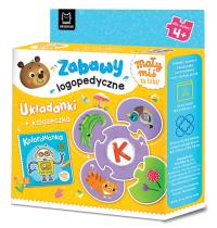 Mały miś to lubi! Zabawy logopedyczne. Układanki + książeczka. Mały miś to lubi!. Autor: Podgórska Anna. Dobreksiazki.pl Okładka książki Mały miś to lubi! Zabawy logopedyczne. Układanki + książeczka. Mały miś to lubi!
