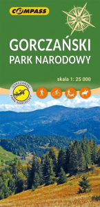 Mapa turystyczna - Gorczański Park Narodowy. Autor: Praca zbiorowa. Dobreksiazki.pl Okładka książki Mapa turystyczna - Gorczański Park Narodowy