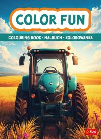 Maszyny rolnicze. Kolorowanka. Malbuch. Colouring book. Autor: Opracowanie zbiorowe. Dobreksiazki.pl Okładka książki Maszyny rolnicze. Kolorowanka. Malbuch. Colouring book