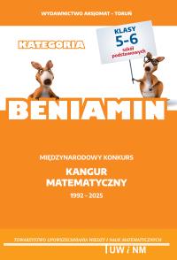 Matematyka z wesołym kangurem Kategoria Beniamin 2025. Autor: Opracowania Zbiorowe. Dobreksiazki.pl Okładka książki Matematyka z wesołym kangurem Kategoria Beniamin 2025