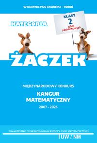 Matematyka z wesołym kangurem Kategoria Żaczek 2025. Autor: Opracowania Zbiorowe. Dobreksiazki.pl Okładka książki Matematyka z wesołym kangurem Kategoria Żaczek 2025