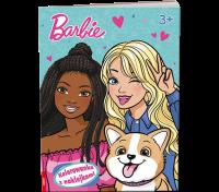 Okładka książki Mattel Barbie Kolorowanka z naklejkami NA-1112