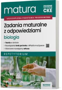 Matura 2026 Biologia Repetytorium ZR. Autor: Loritz-Dobrowolska Jolanta, Kulpiński Kamil, Moni. Dobreksiazki.pl Okładka książki Matura 2026 Biologia Repetytorium ZR