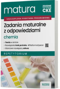 Matura 2026 Chemia Repetytorium ZR. Autor: Szczepaniak Maria Barbara. Dobreksiazki.pl Okładka książki Matura 2026 Chemia Repetytorium ZR