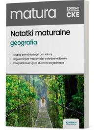 Matura 2026 Geografia Notatki ZR. Autor: Praca zbiorowa. Dobreksiazki.pl Okładka książki Matura 2026 Geografia Notatki ZR
