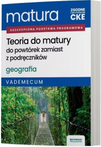 Okładka książki Matura 2026 Geografia Teoria do matury Vadem. ZR