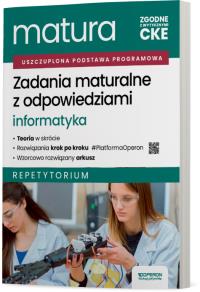 Matura 2026 Informatyka Repetytorium ZR. Autor: Piotr Dobosiewicz. Dobreksiazki.pl Okładka książki Matura 2026 Informatyka Repetytorium ZR