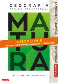Matura. Geografia Niezbędnik - mapy, przekroje geologiczne, obliczenia. Autor: Adamczak Agata, Kodyniak Anna. Dobreksiazki.pl Okładka książki Matura. Geografia Niezbędnik - mapy, przekroje geologiczne, obliczenia