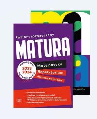 Okładka książki Matura Matematyka arkusze i odp + reperytorium ZR
