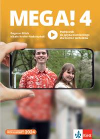 Okładka książki Mega! 4 podręcznik