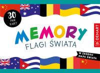Memory. Flagi świata. Autor: Anna Borchard, Aleksandra Kowalewska. Dobreksiazki.pl Okładka książki Memory. Flagi świata