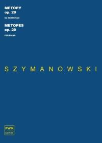 Okładka książki Metopy op. 29 na fortepian