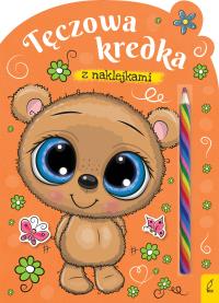 Miś. Tęczowa kredka. Autor: Opracowanie zbiorowe. Dobreksiazki.pl Okładka książki Miś. Tęczowa kredka