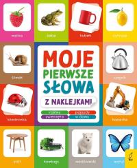 Moje pierwsze słowa z naklejkami. Wydawca: Wilga. Dobreksiazki.pl Opakowanie Moje pierwsze słowa z naklejkami
