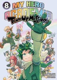 Okładka książki My Hero Academia Team Up missions. Tom 8