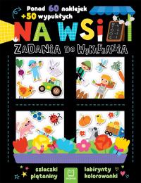 Na wsi. Zadania do wyklejania. Ponad 60 naklejek + 50 wypukłych. Autor: Bator Agnieszka. Dobreksiazki.pl Okładka książki Na wsi. Zadania do wyklejania. Ponad 60 naklejek + 50 wypukłych